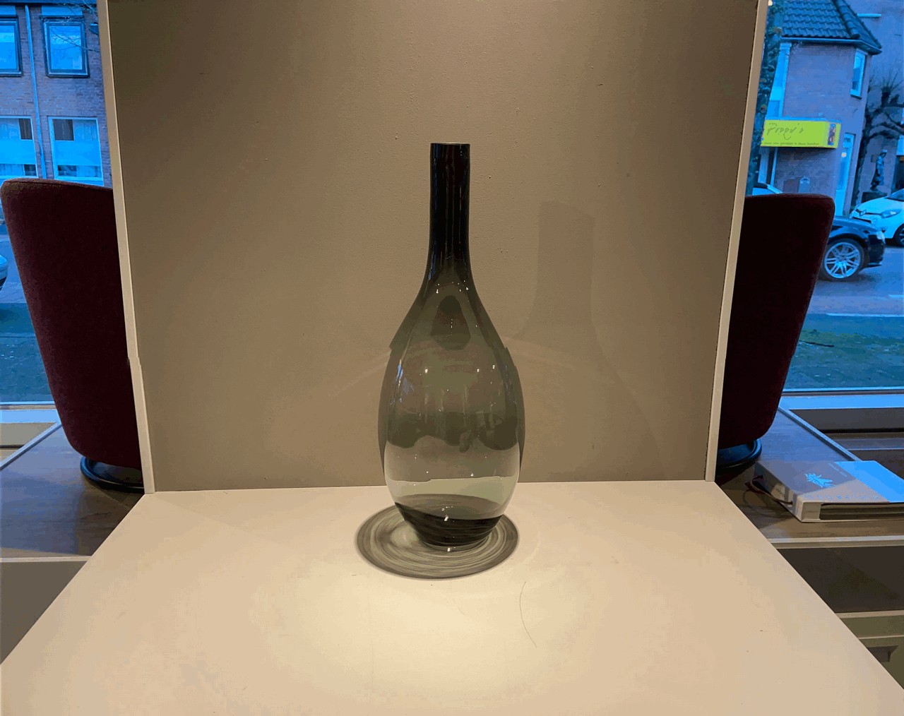 Fidrio B.V. Bottle Grey Strike H70 Decoratie Showroommodel 1